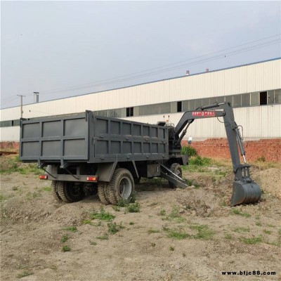 四不像挖掘機(jī) 車載式挖掘機(jī) 農(nóng)用工程隨車挖掘機(jī)