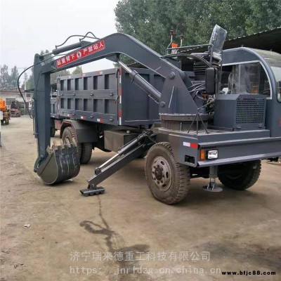 四不像隨車挖掘機礦用隨車挖掘機車載式挖掘機
