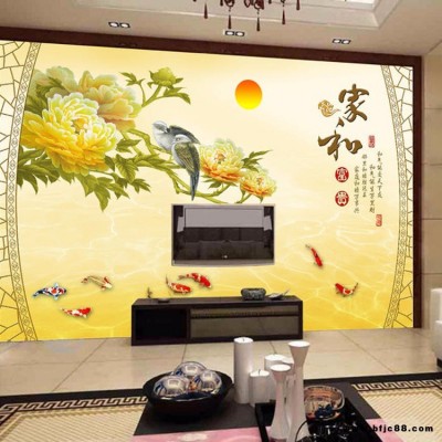 諾曼 客廳背景墻效果圖2019現(xiàn)代新款 電視背景墻圖案 新款電視墻 瓷磚電視墻效果圖 壁畫(huà)裝飾 佛山瓷磚中式客廳背景墻