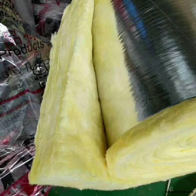 桂林市廠家批發超細玻璃棉卷氈 養殖大棚鋁箔保溫棉 鋼結構屋頂玻璃纖維隔熱隔音棉