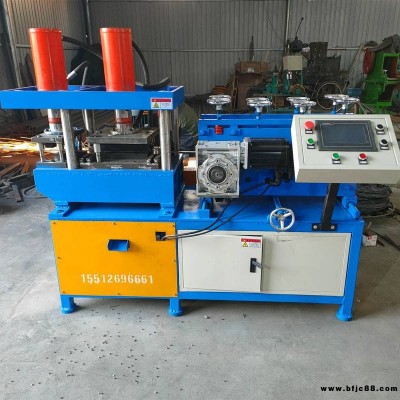 扁鋼聯合沖剪機 扁鋼沖孔沖斷設備 捷順牌JS1扁鐵校平沖孔機