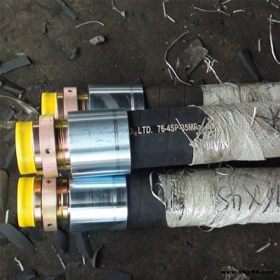 高壓鋼絲編織耐油膠管 大口徑鋼絲編織膠管 高壓導熱油管