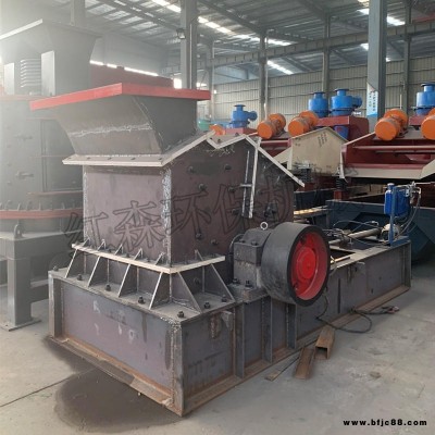花崗巖鵝卵石液壓開箱制砂機 大型反擊式細碎機 花崗巖破碎機