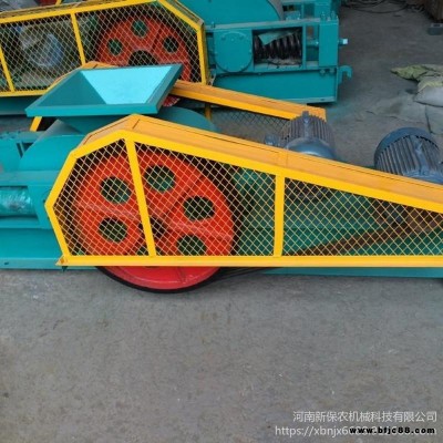 陶瓷鵝軟石對輥制砂機 小型碎石機 大理石一體式 上下對輥制砂機