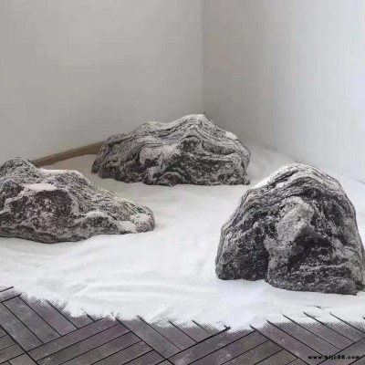萬闊雕塑   批發泰山石 景觀石雪浪石 天然景觀石切片 園林自然石組合 門牌石