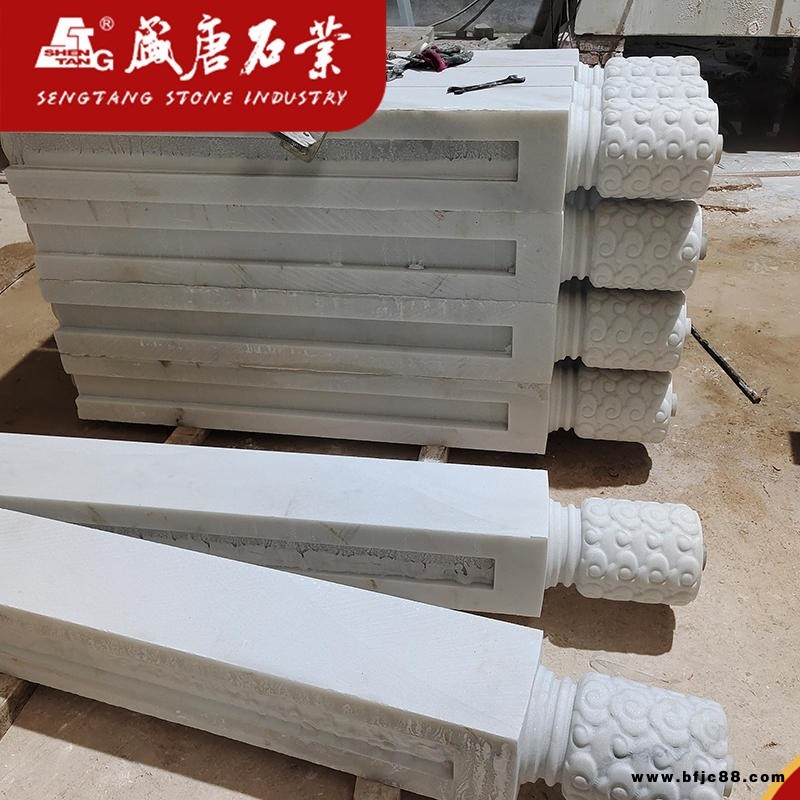 【漢白玉石欄桿】_景觀石護(hù)欄價格_漢白玉河道欄桿廠家