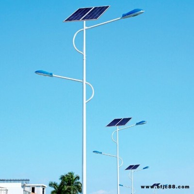 承德6米太陽能路燈廠家 新農村路燈6米接電led燈 鋰電池太陽能路燈