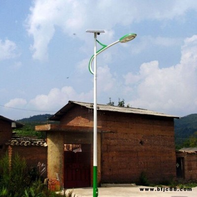 張家口農村路燈廠家 新農村路燈6米接電led燈 學校雙臂led路燈
