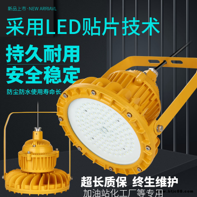 led防爆燈泛光燈化工廠吸頂燈50w100w防腐防塵投光燈