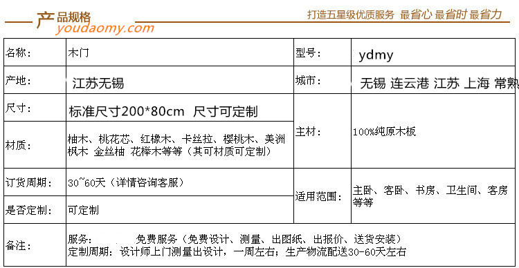 江蘇橡膠木實木門生產廠家示例圖4