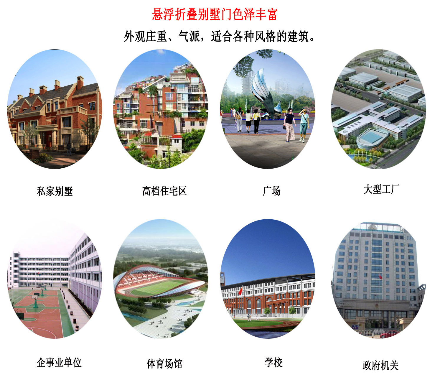 電動智能無軌懸浮門平移門折疊門直線門工廠庭院別墅防盜鋁藝大門示例圖30
