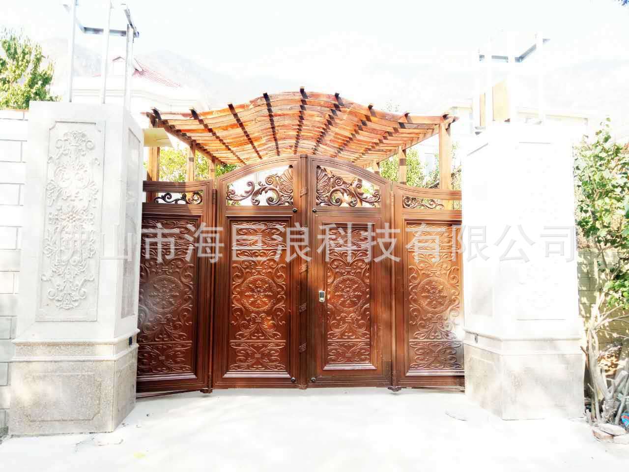 庭院折疊懸浮門 庭院平移門 庭院折疊門 庭院無軌折疊門示例圖19