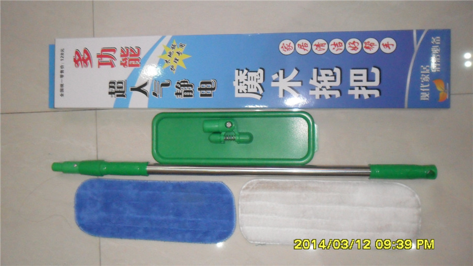 供應民樂牌靜電拖把 魔術(shù)拖把 木地板專用拖把 貼牌加工示例圖3