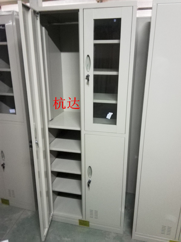 直銷高檔員工掛鎖十門更衣柜學校宿舍鐵皮衣柜，感應鎖多門更衣柜示例圖1