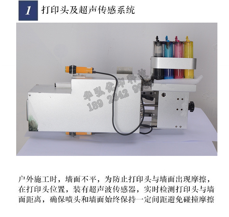 瓷磚背景墻繪畫機3d墻體打印機戶外室內墻面彩繪設備立式墻面噴繪示例圖5