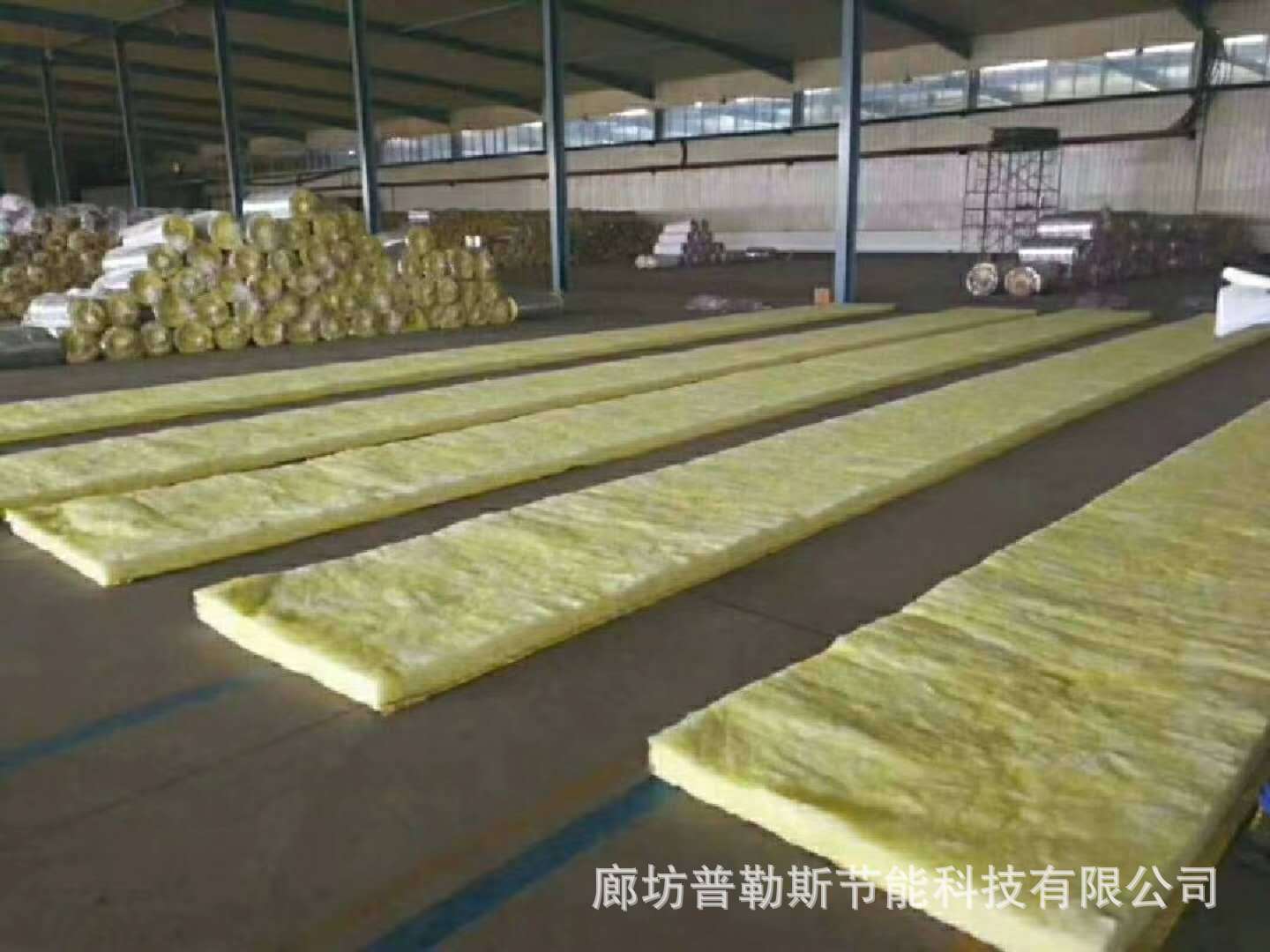 離心玻璃棉卷氈 鋁箔黃色保溫棉 a級阻燃玻璃棉 屋頂保溫棉黃色示例圖2