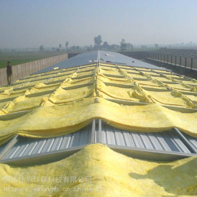 河南 鋼結構保溫材料 A級防火玻璃棉卷氈 防潮保溫棉 養殖棚保溫棉 供貨商供應
