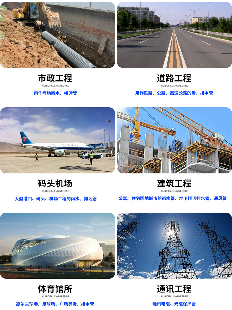 廠家直銷玻璃鋼管道150 玻璃鋼夾砂管 電力電纜保護套管 規格齊全示例圖7