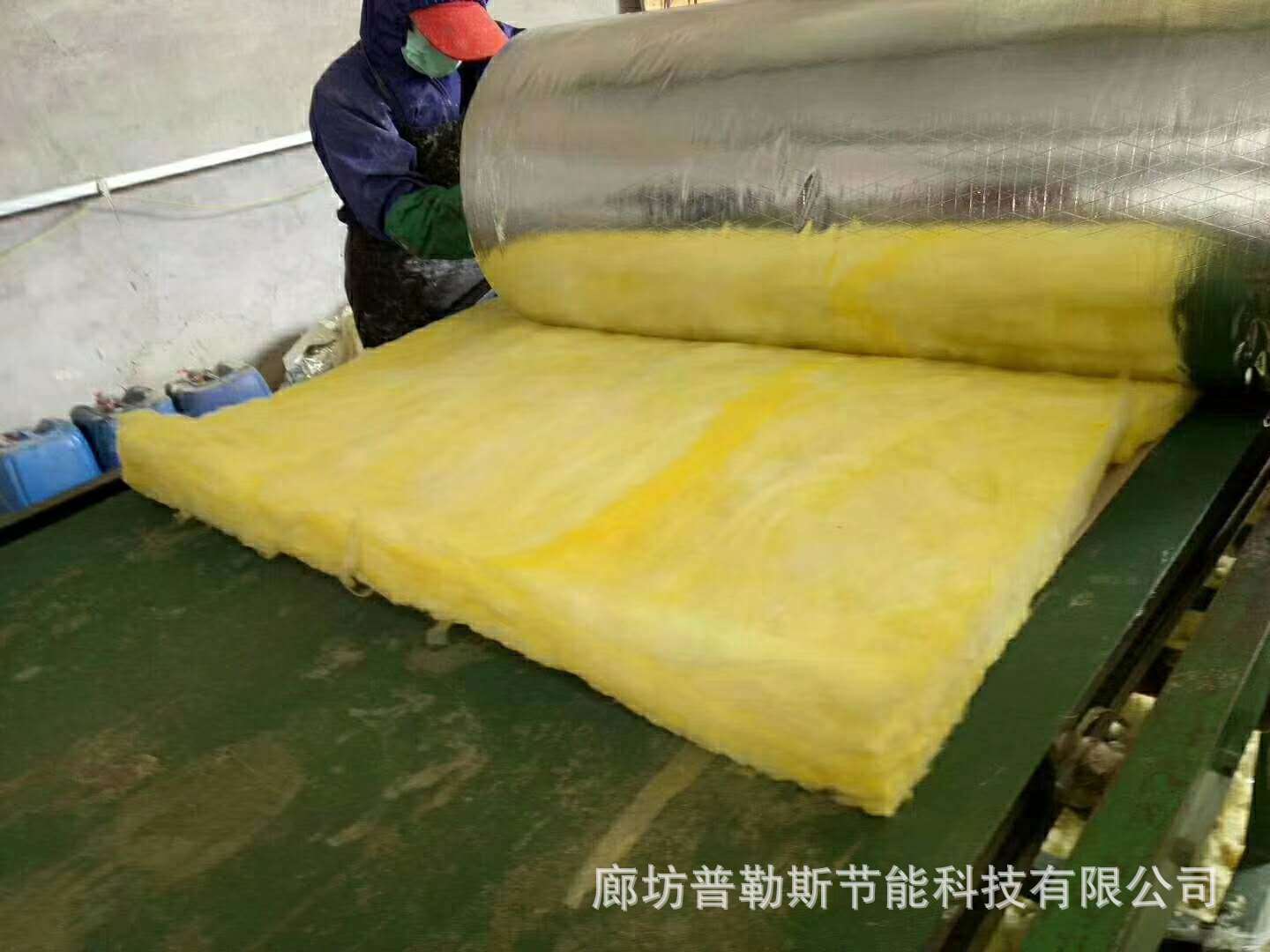 華美玻璃棉廠家 玻璃棉吸音氈 河北玻璃棉卷氈廠家 A級阻燃玻璃棉示例圖2