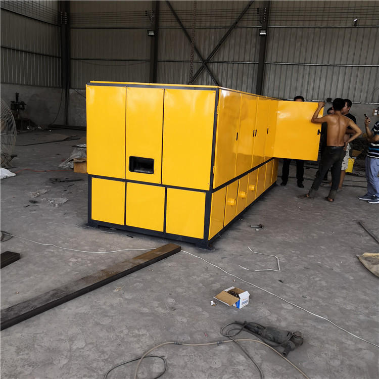 槽鋼周遭拋光除銹設備 【槽鋼表面除銹磨光機】定制機型示例圖7
