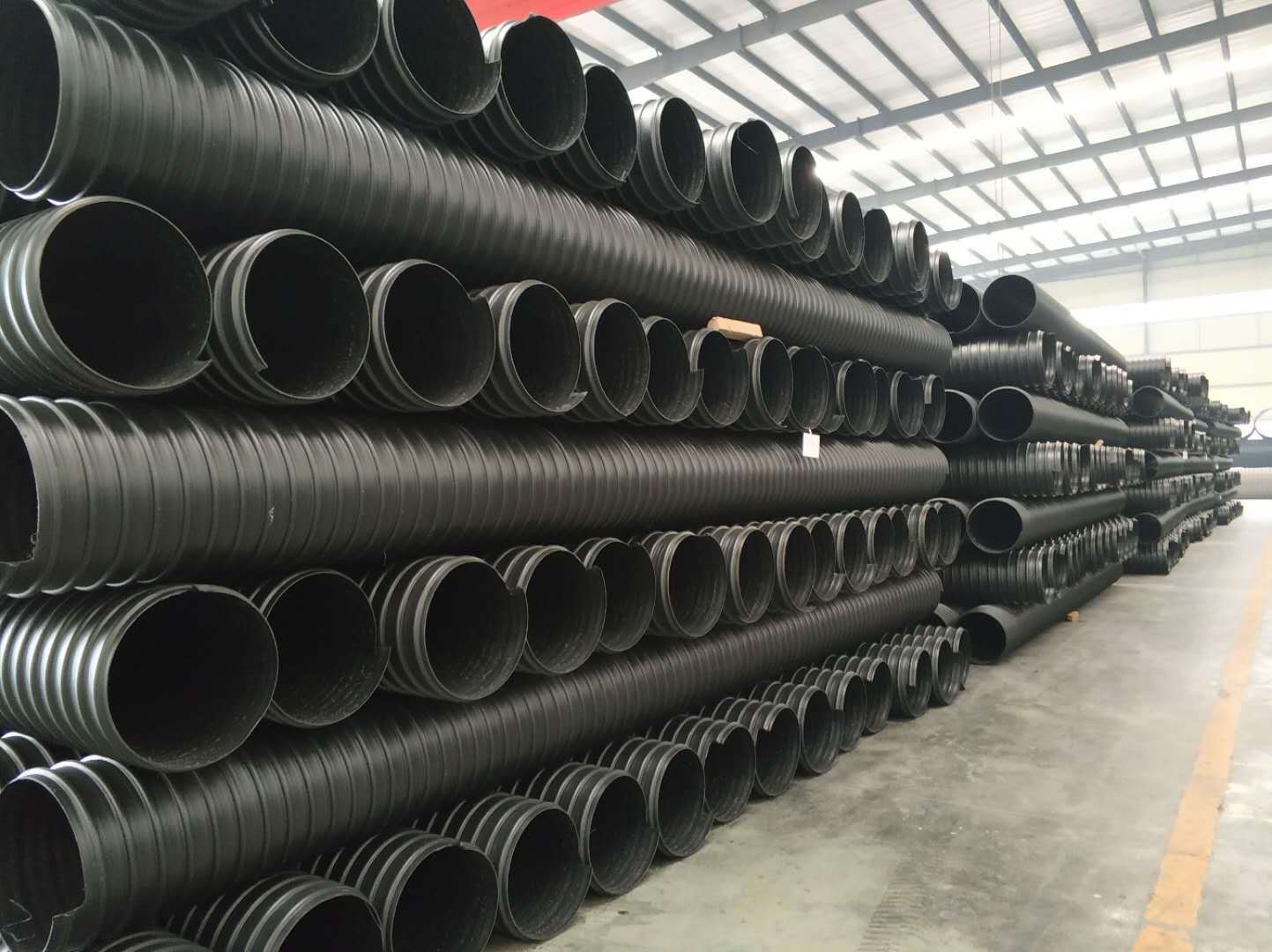 廠家直銷云南貴州重慶西藏 hdpe鋼帶波紋管 增強(qiáng)聚乙烯螺旋波紋管示例圖3