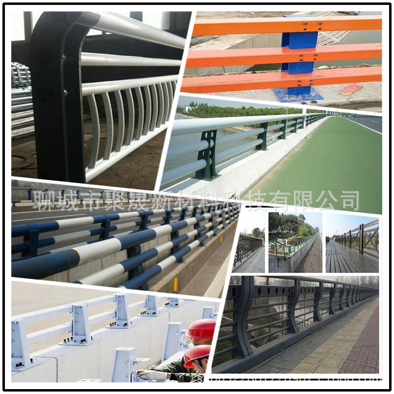 不銹鋼橋梁立柱廠家 異形鋼板立柱廠家 復合管欄桿廠家示例圖9