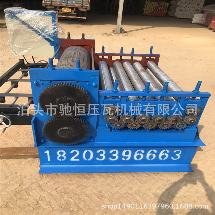 供應(yīng)2mm厚鍍鋅鋼板柳葉印花機(jī)設(shè)備 鋼板輥壓設(shè)備 滾花機(jī)示例圖9