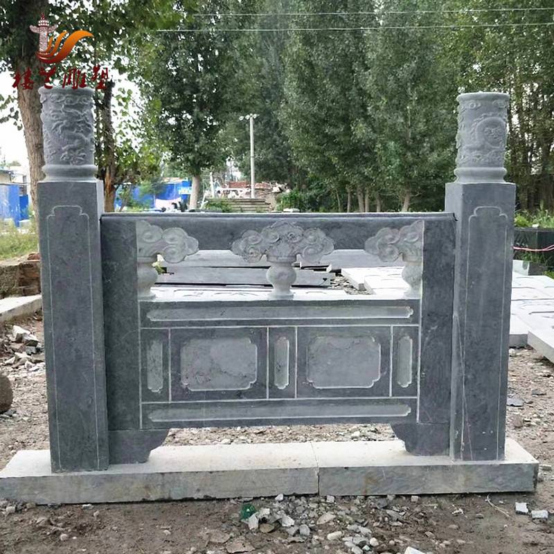 嘉祥石雕石雕欄桿 水塘石材欄桿雕刻廠家