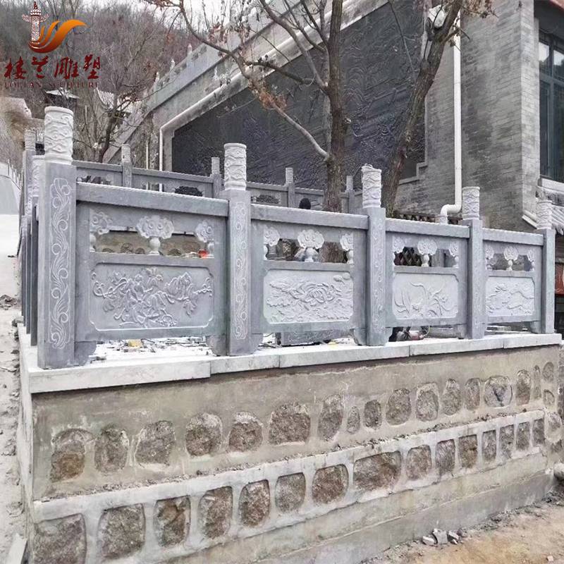 嘉祥石雕石雕欄桿 別墅欄桿上門安裝