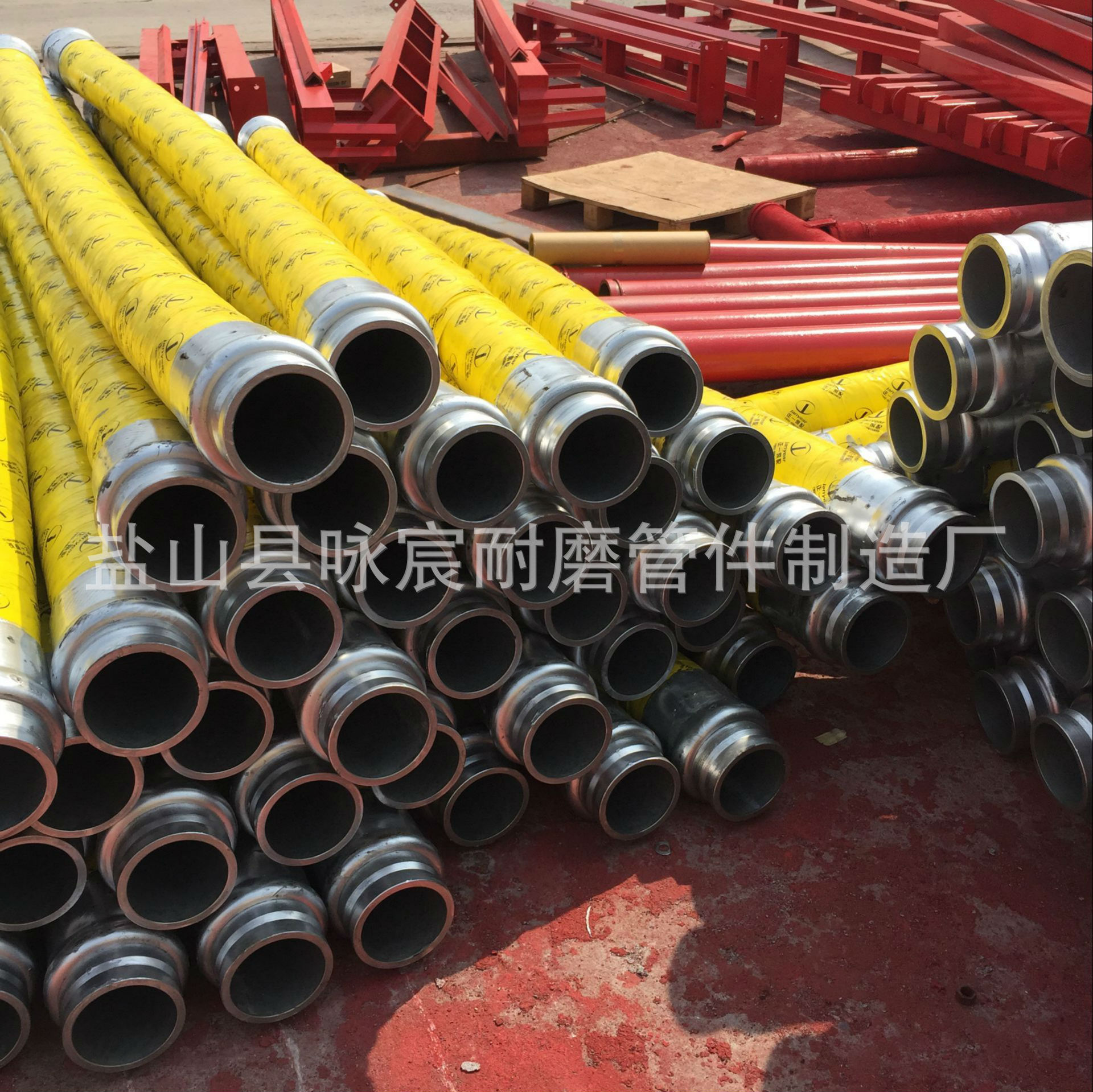 漢中三一泵車高壓膠管，中聯泵車低壓三米膠管現貨供應廠家直銷示例圖13