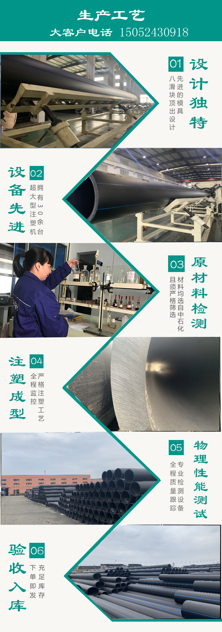 正林依道豐 浙江實(shí)壁塑料管 pe實(shí)壁管價(jià)格  110*1.0mpa pe實(shí)壁管廠家 可現(xiàn)場(chǎng)閉水示例圖4