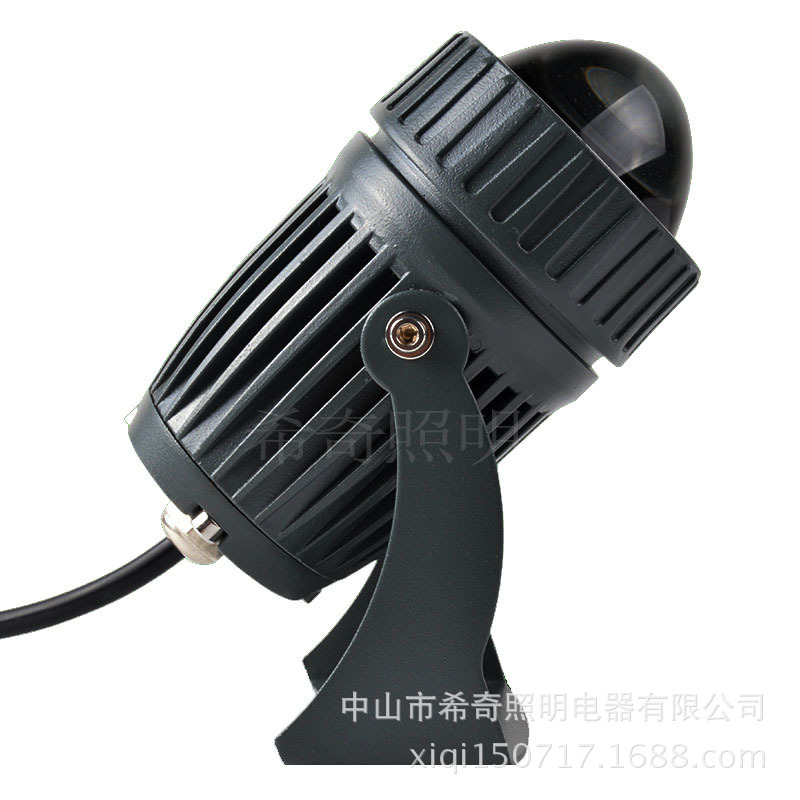 工廠促銷一束光射燈戶外防水洗墻燈窄光led聚光燈投光燈10w遠程示例圖19