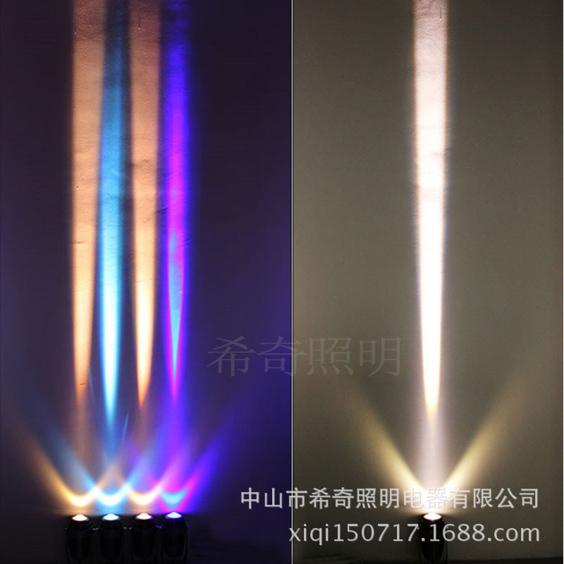 工廠促銷一束光射燈戶外防水洗墻燈窄光led聚光燈投光燈10w遠程示例圖21