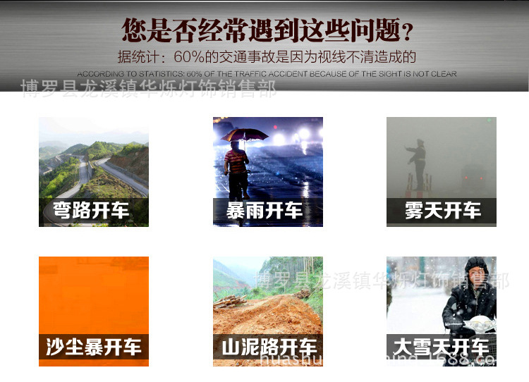 超亮led電動車燈前大燈射燈12V48V60V72V改裝摩托車外置強光大燈示例圖13