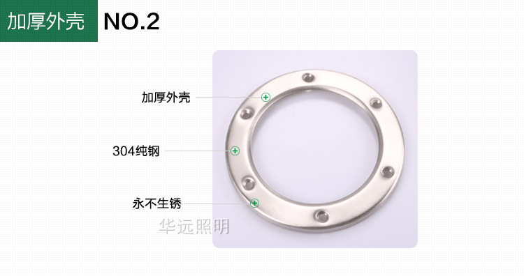LED水底燈防水魚水池燈3W6W9W12W18W24W水下燈噴泉燈水里射燈七彩示例圖5