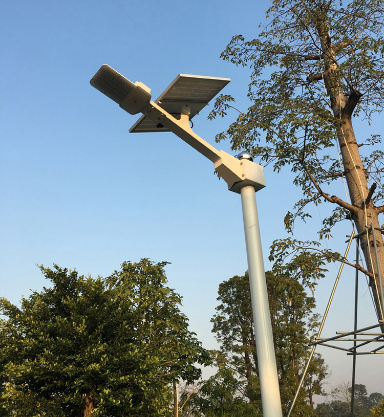 秦皇島6米太陽能路燈廠 新農(nóng)村路燈6米接電led燈	工廠定制