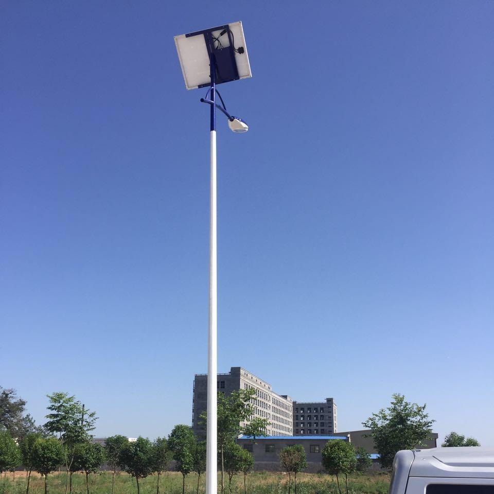 滄州6米太陽能路燈廠 新農(nóng)村路燈6米接電led燈	工廠定制