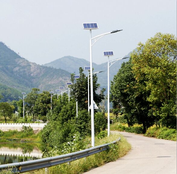 滄州6米太陽能路燈廠 新農(nóng)村路燈6米接電led燈	工廠定制