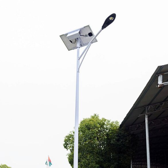 滄州6米太陽能路燈廠 新農(nóng)村路燈6米接電led燈	工廠定制