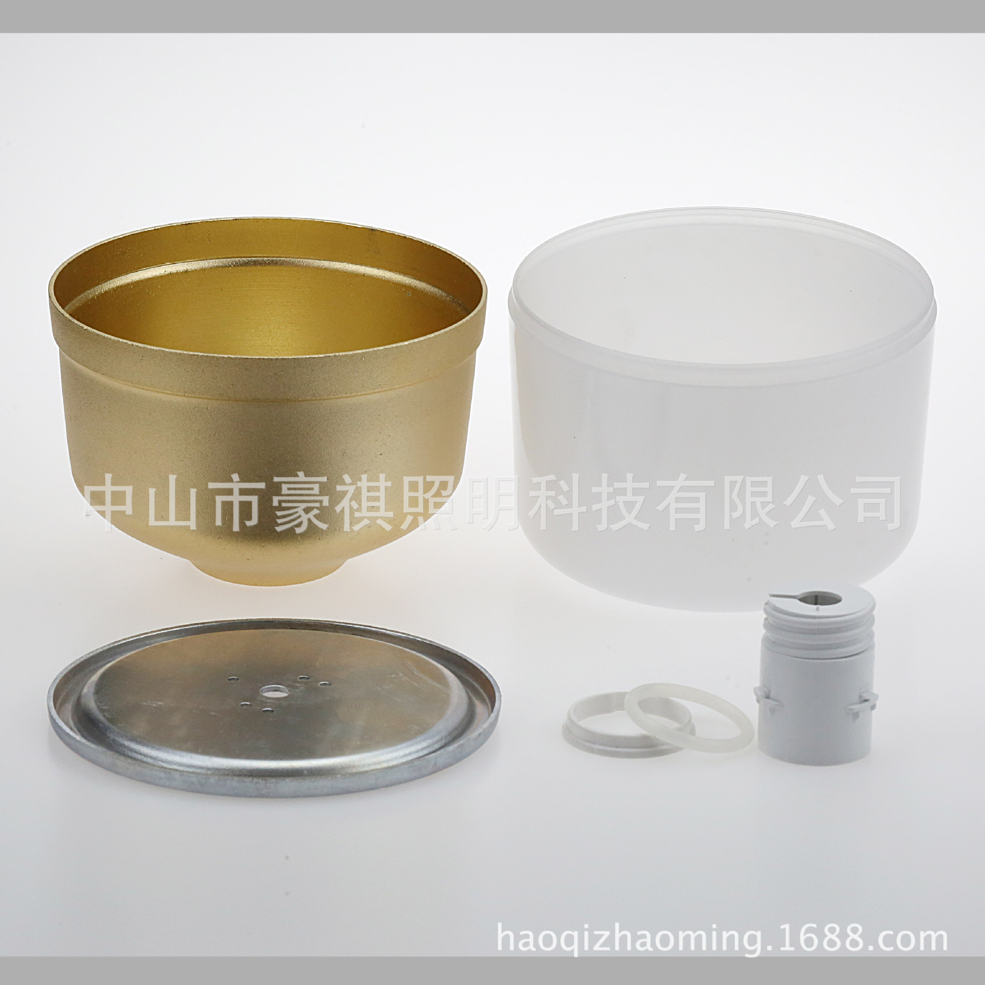 土豪金全鋁球泡飛碟工礦燈筒燈射燈天花燈外殼廠家直銷交期準時示例圖5