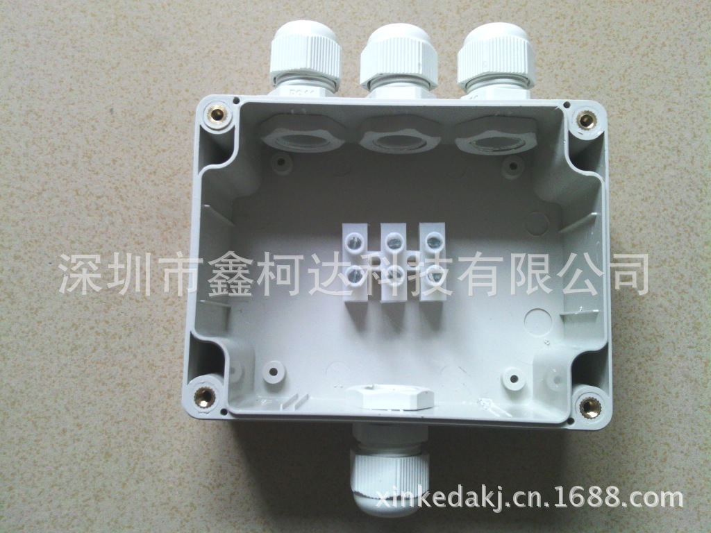 深圳鑫柯達供應路燈礦燈防水接線盒 LED匯線盒  戶外燈具防水盒示例圖3