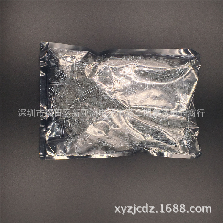 LED直插二極管 f3圓頭白發(fā)紫短腳 3mm紫光led燈 燈珠 驗(yàn)鈔機(jī)專用示例圖4