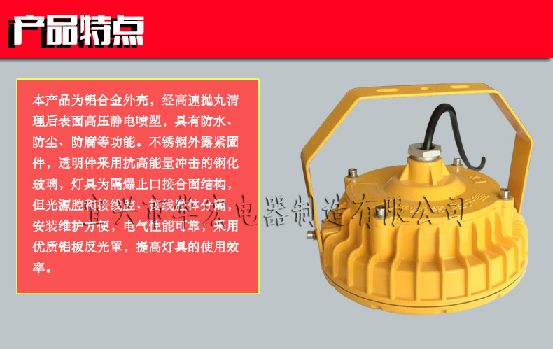成都 廠家直銷 BFC6181A 1 LED防爆燈特種防爆照明燈  工廠防爆燈示例圖8