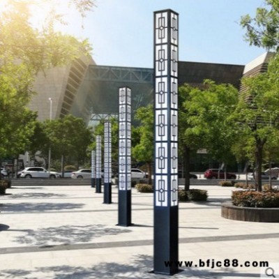 千度照明方型園林景觀燈 3-5米led景觀燈 公園廣場特色景觀燈來圖定制