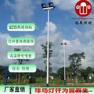 室外標(biāo)準(zhǔn)球場投光燈價(jià)格 8米運(yùn)動(dòng)場照明燈柱室外燈光籃球場燈光設(shè)計(jì)