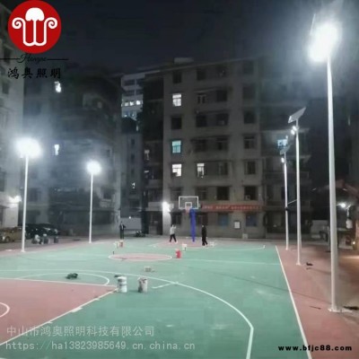 標準籃球場投光燈功率選擇 室外籃球場照明燈價格室外籃球照明燈高度