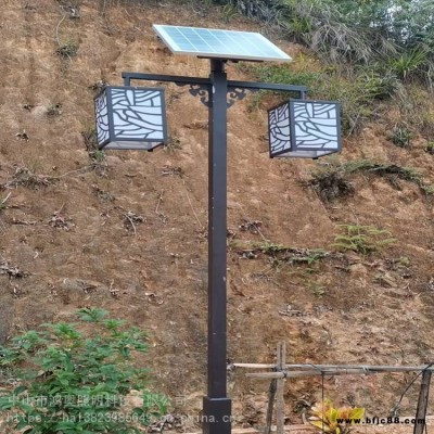 led太陽能庭院燈 歐式現代花園別墅小區單頭燈3.5米庭院燈 廠家供應