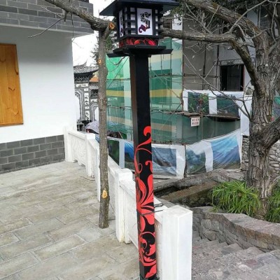 雅安中晨太陽能庭院燈不銹鋼防水太陽能庭院燈批發
