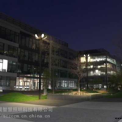 內江中晨太陽能庭院燈不銹鋼多樣式太陽能庭院燈廠家價格
