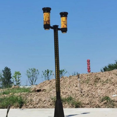 熱鍍鋅太陽能庭院燈廣場防曬太陽能庭院燈